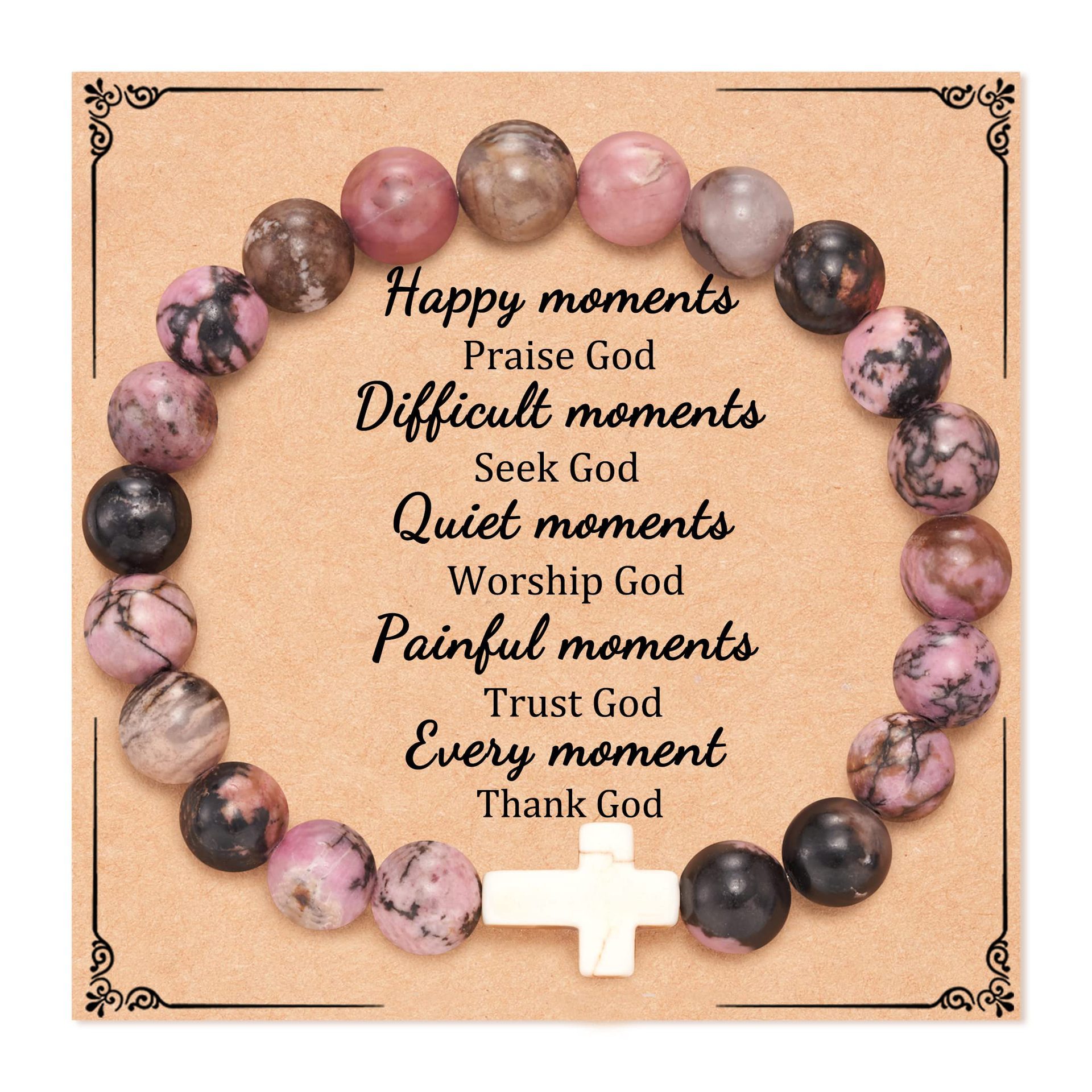 5:Black line red stone cross style   happy moments card