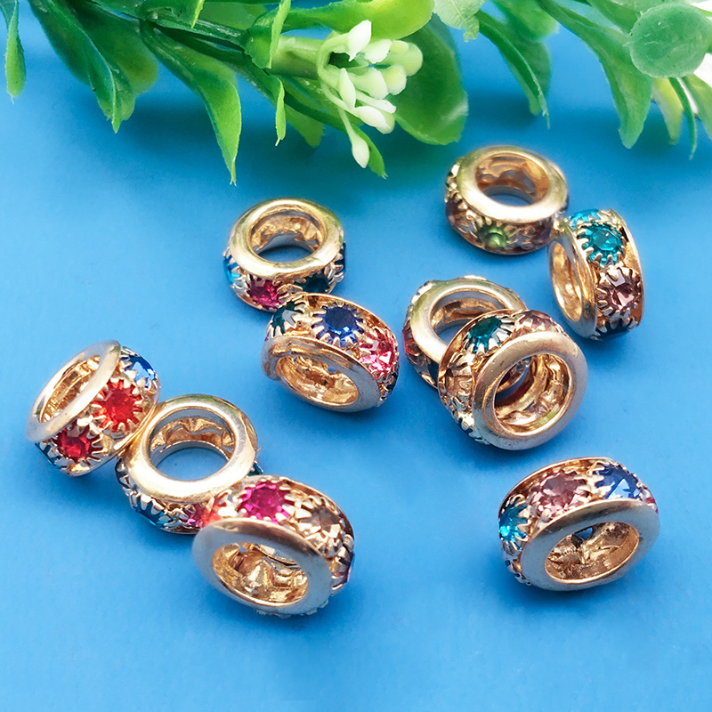 4:14491-KC gold color point drill 6*10 holes 6mm-1g