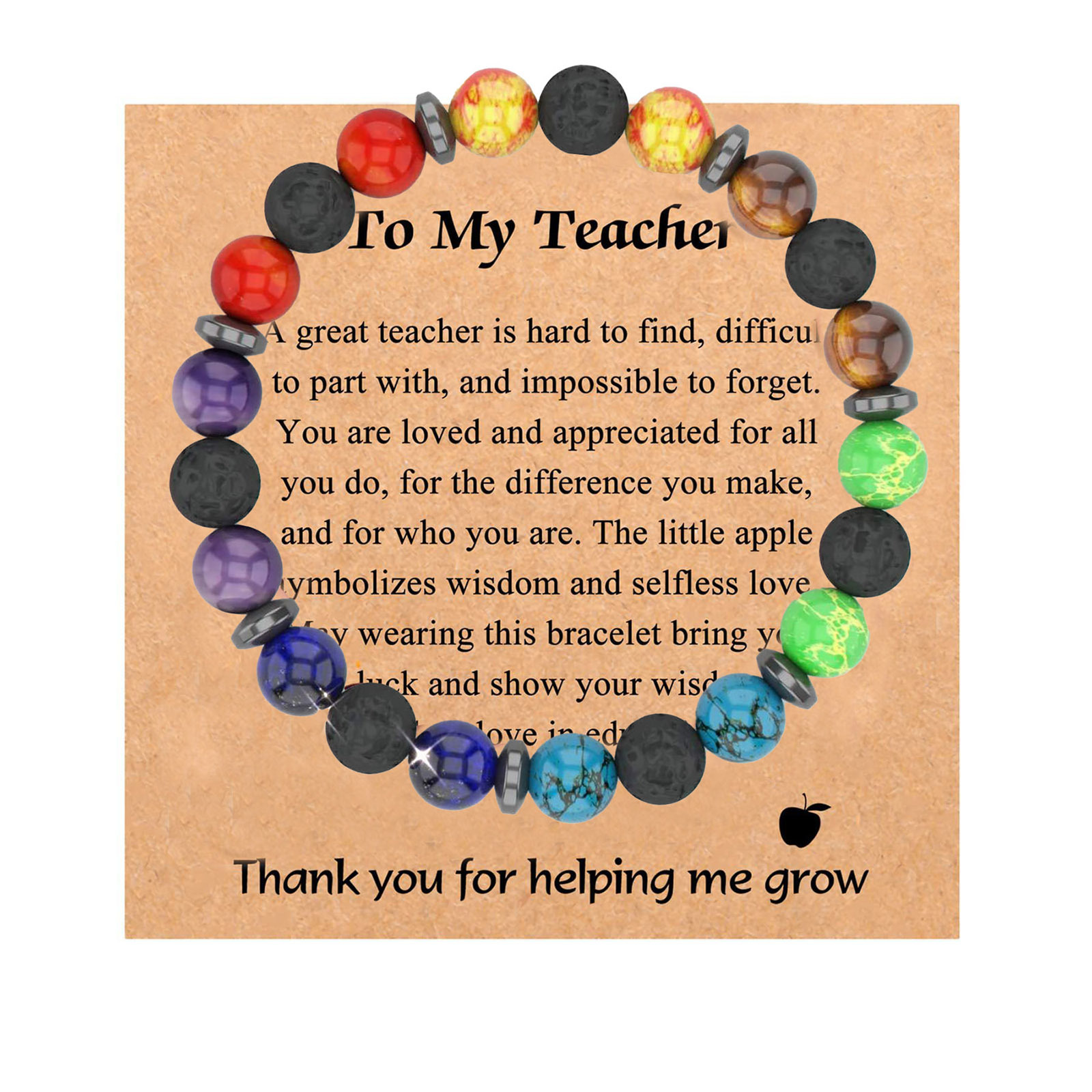 9:9 Colorful magnet spacer Teacher card