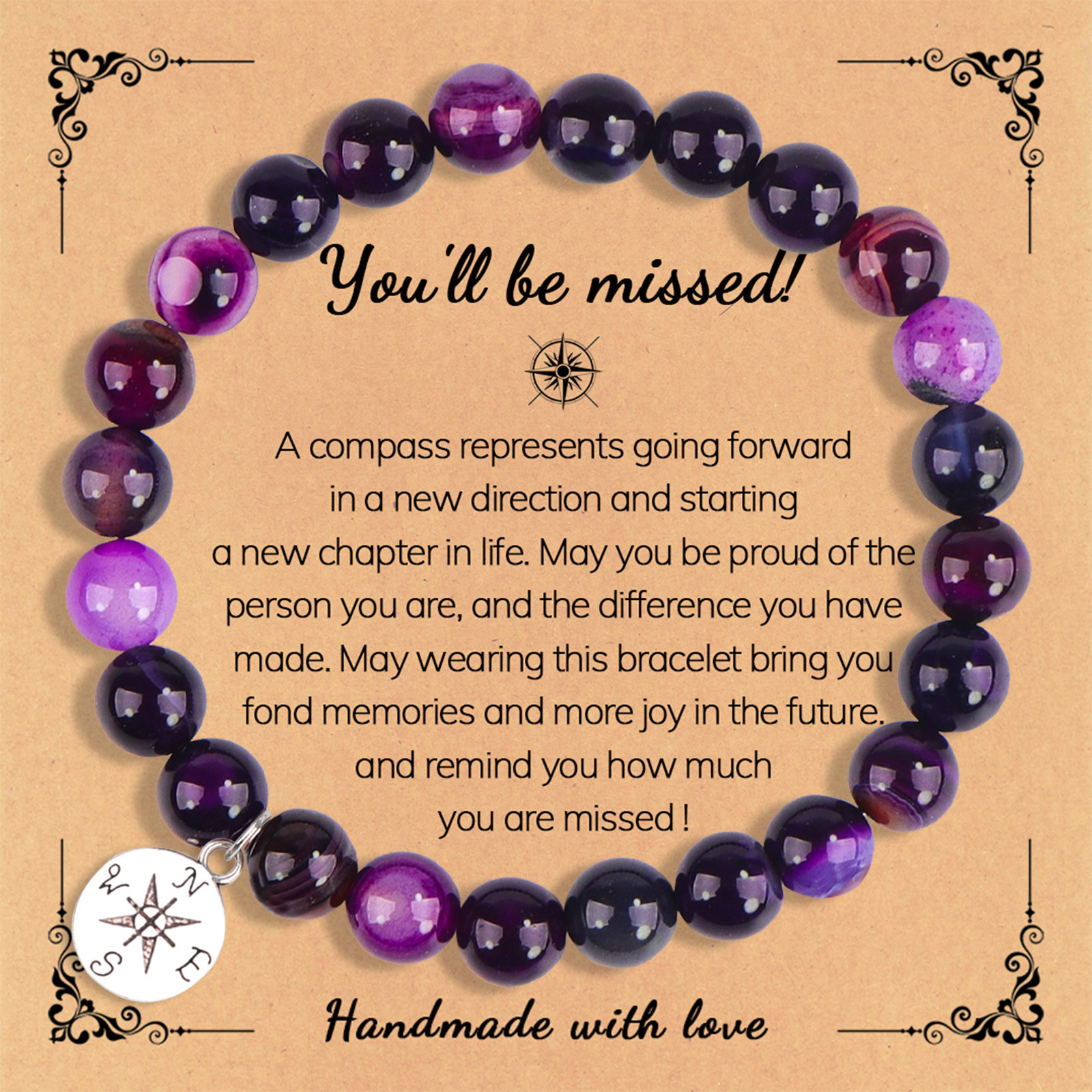 7:Amethyst Compass pendant missing card