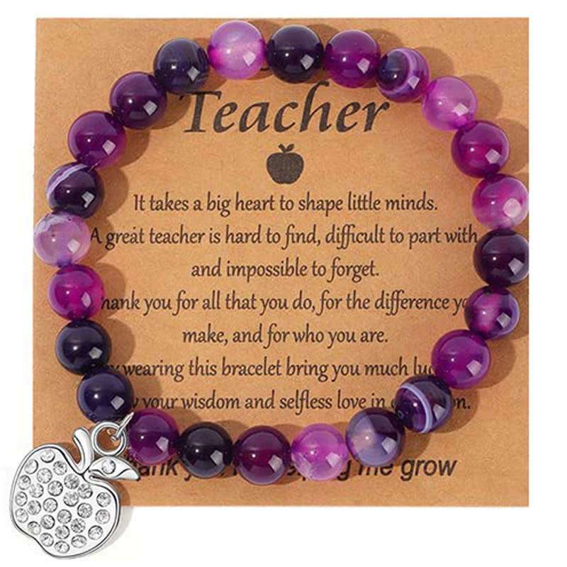 5:Dream Amethyst Apple Diamond Pendant Teacher Card 1