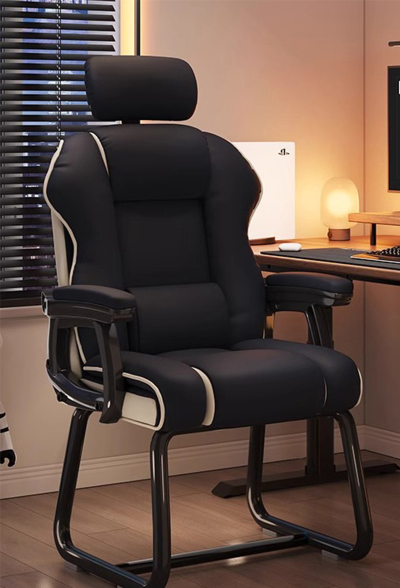 Single chair   black   headrest