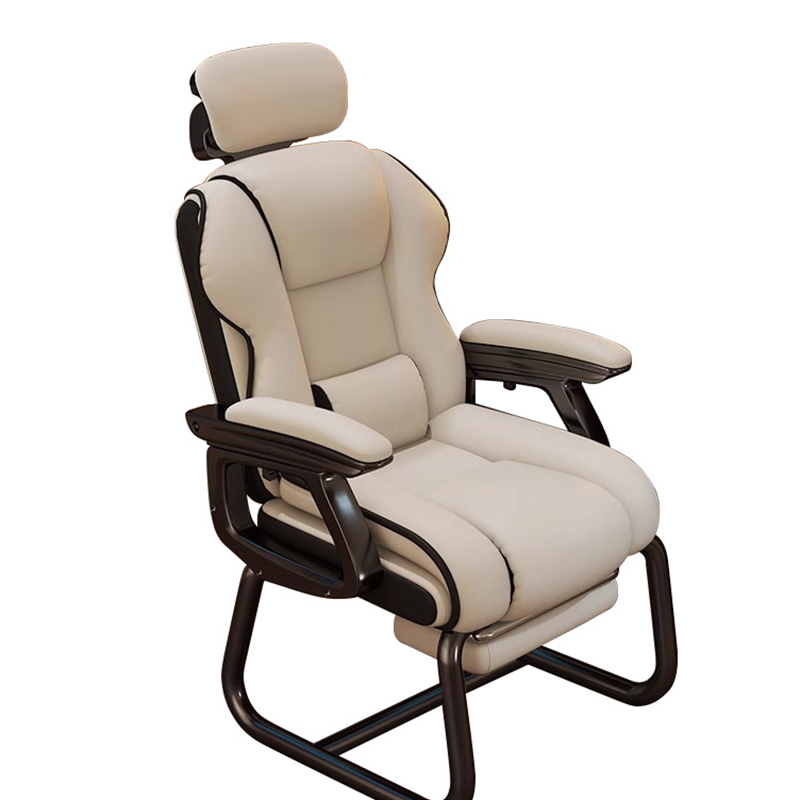 Single chair   off-white   headrest   footrest