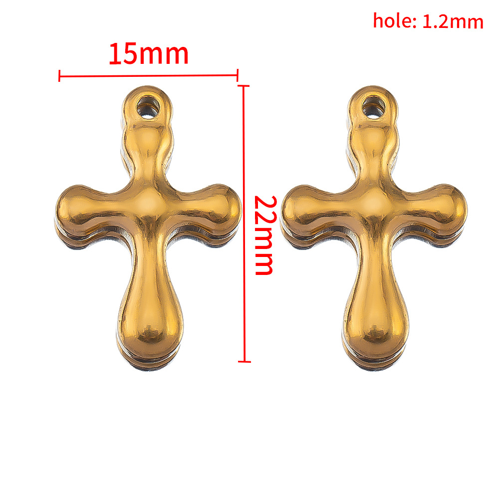 3:15×22mm wave cross-gold