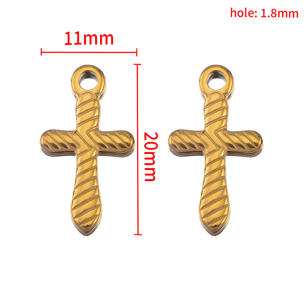 4:11×20mm striped cross-gold