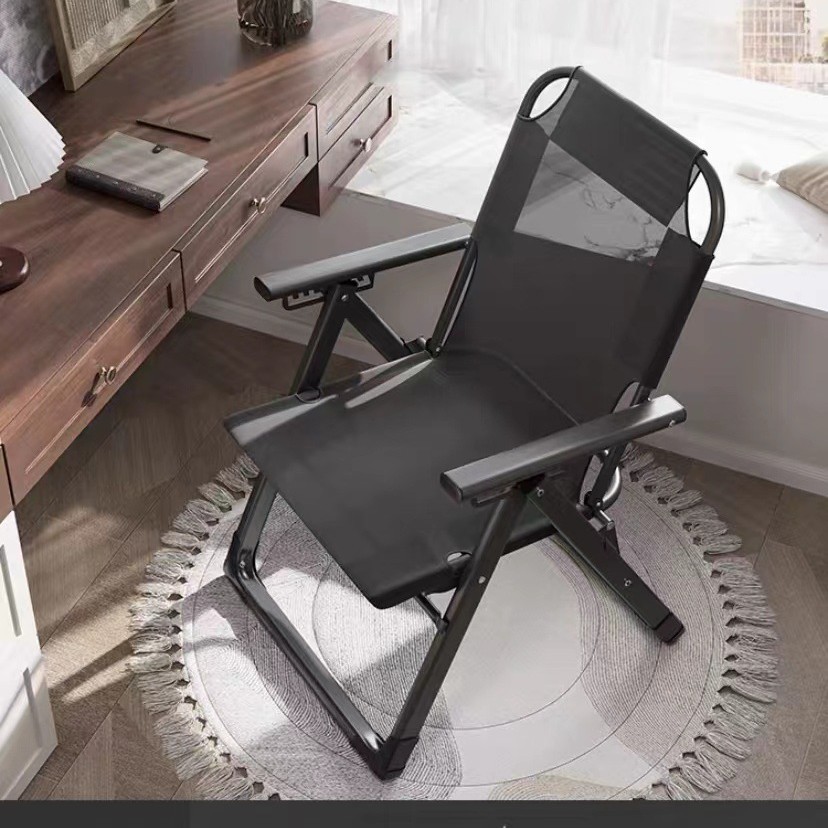 [can sit or lie down and foldable] square tube black