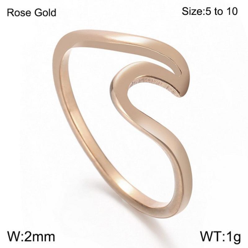 Rose Gold KR104864-WGJUN US Size #8