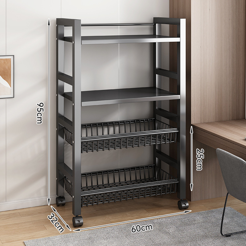 Thickened large 60cm four-layer two-net two-plate