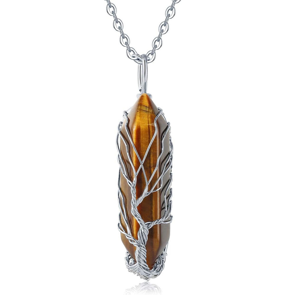 1:silver Tiger Eye Chain