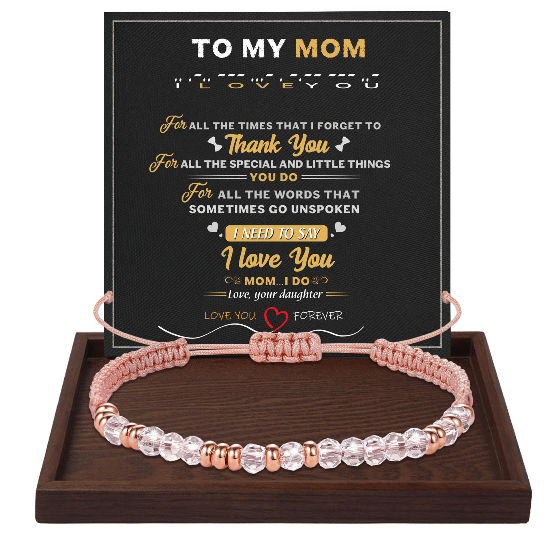 7:Password bracelet   mom card
