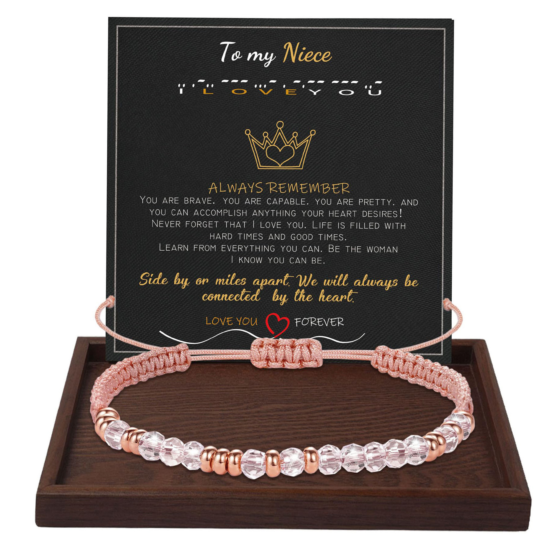 9:Password bracelet   niece card