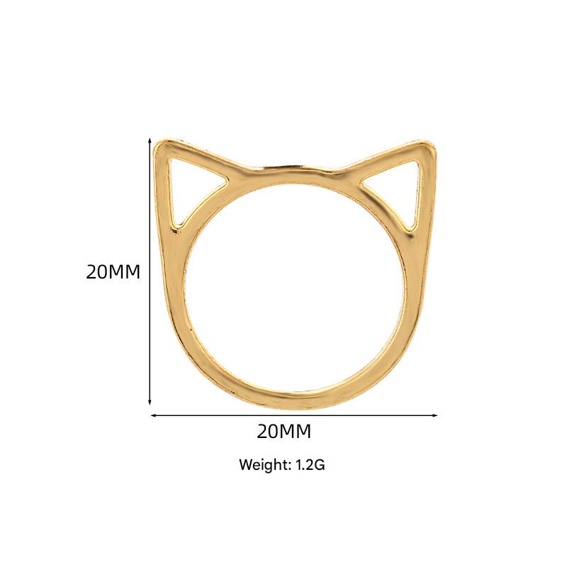 A61180 large gold, 20*20mm