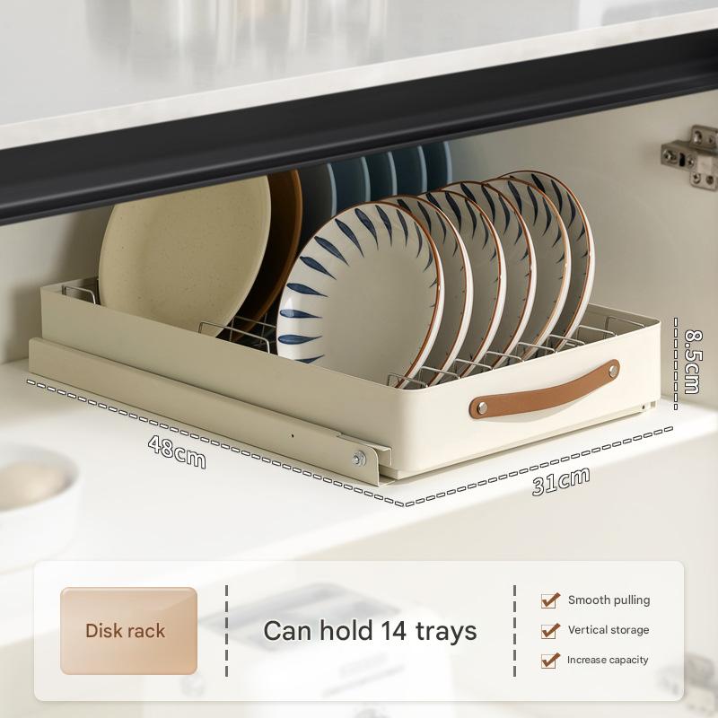 Pull-out plate rack (free combination)