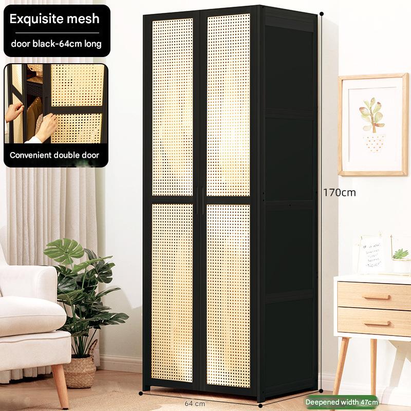 [mesh pattern double door] black 64 long (can be combined)