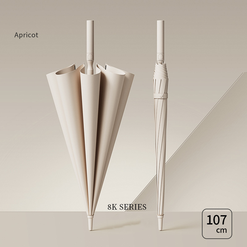 1070*880mm [full fiber mid-stick] [integrated button] 8-bone sycamore rice - storm-resistant umbrella