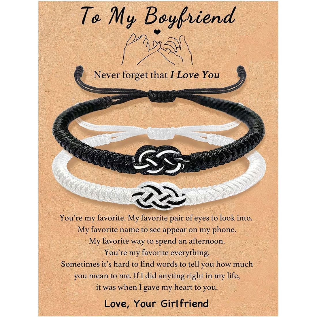 1:Black and White Boyfriend cards