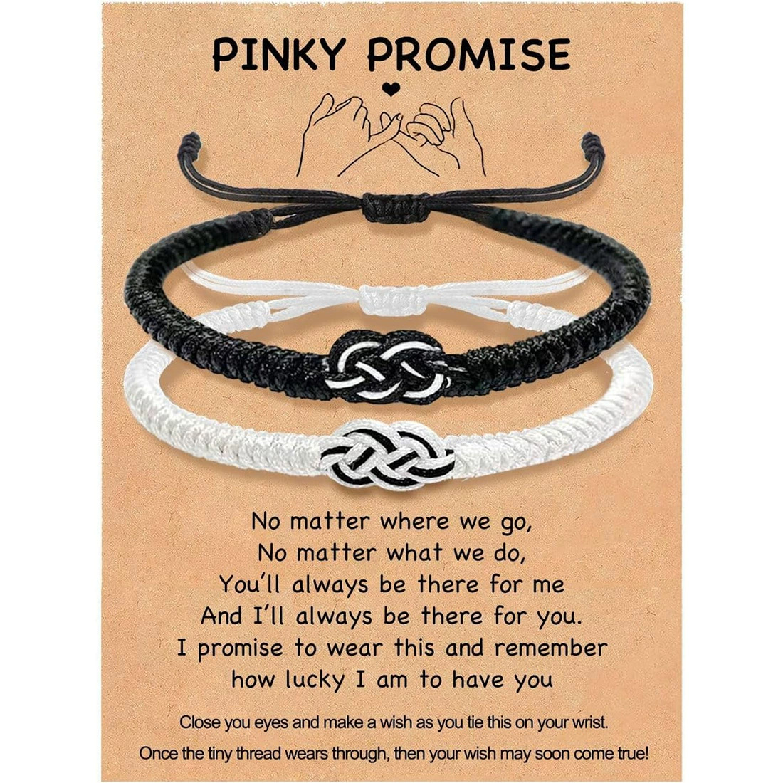 3:Black and White pinky card