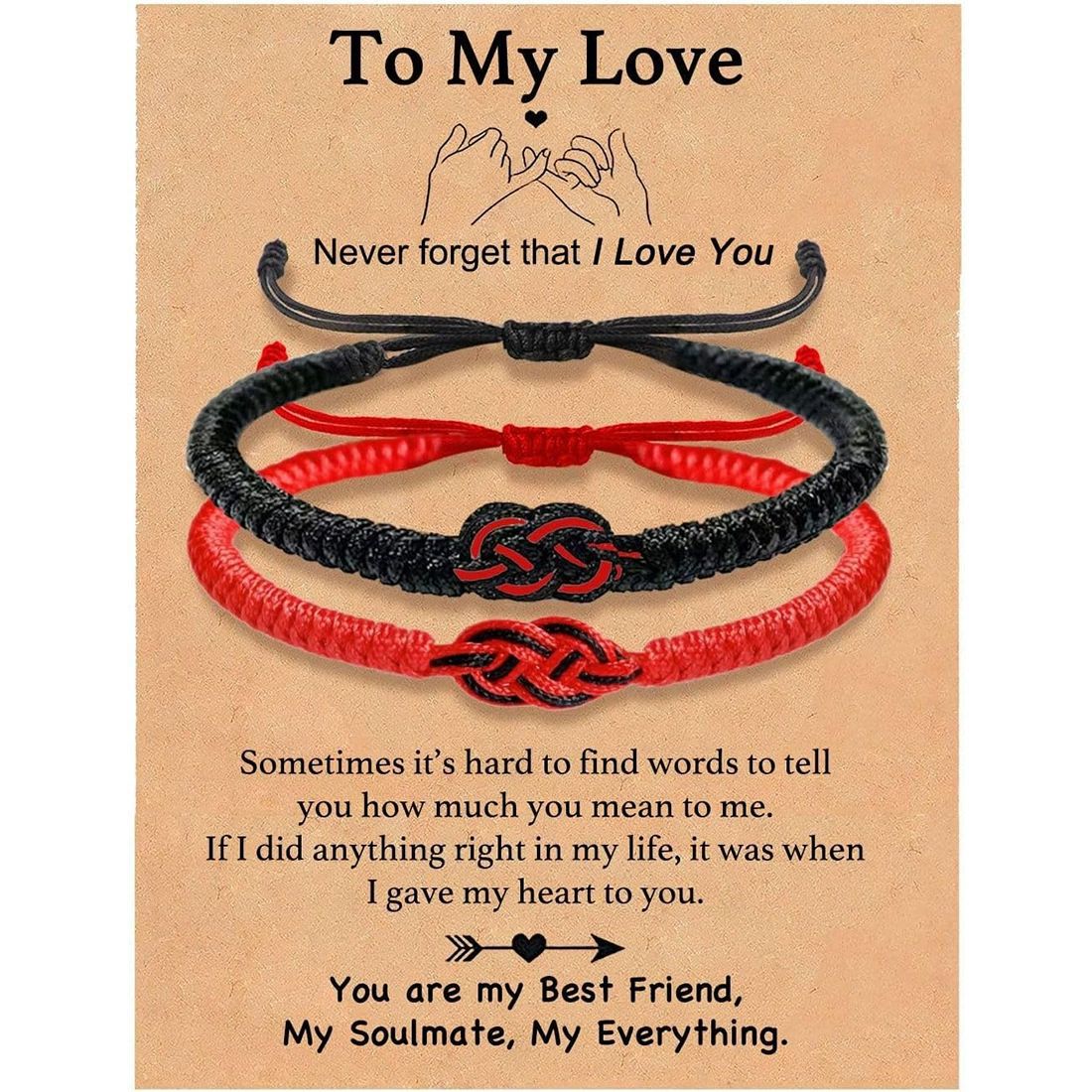 8:Black Red love Card