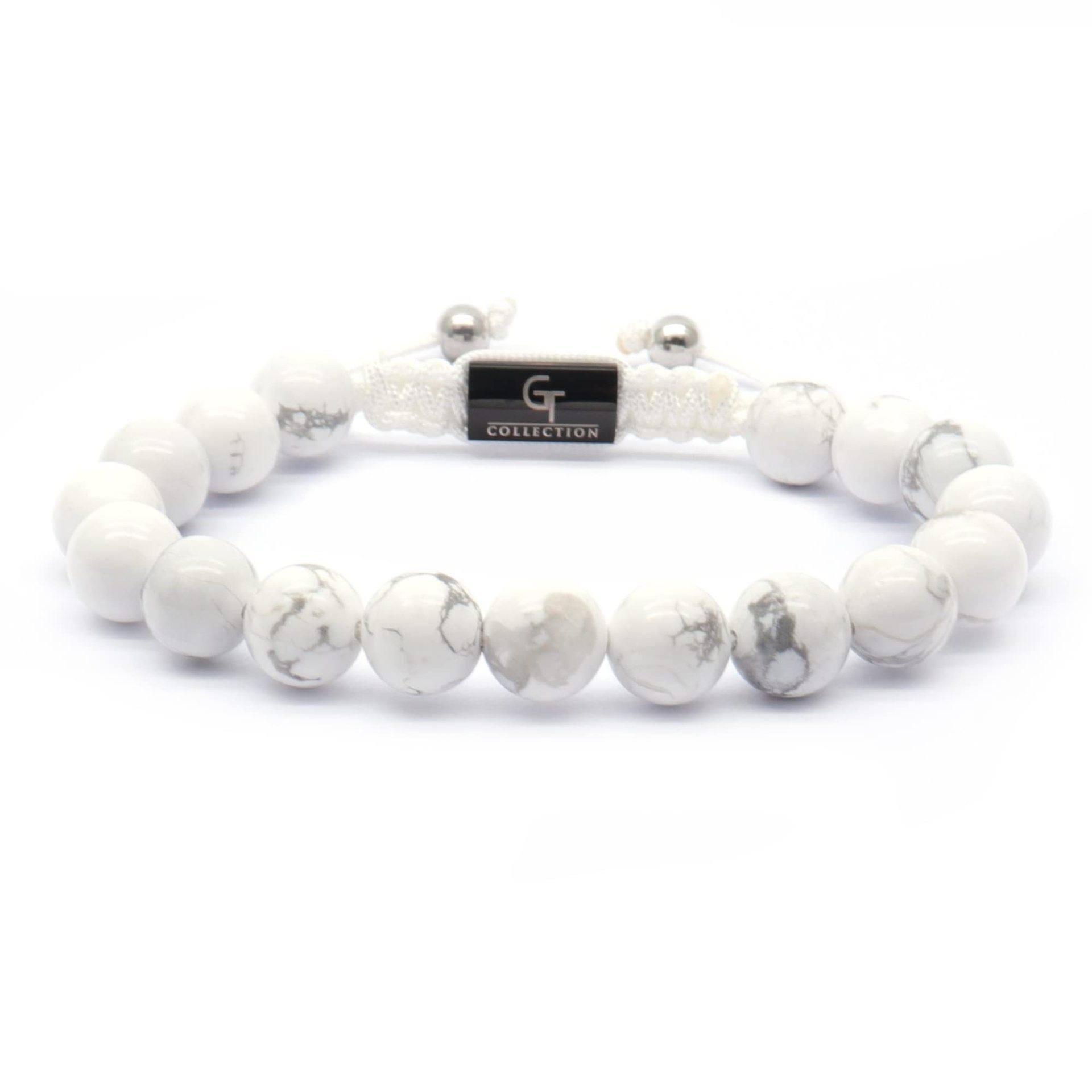 3:10mm white turquoise bracelet