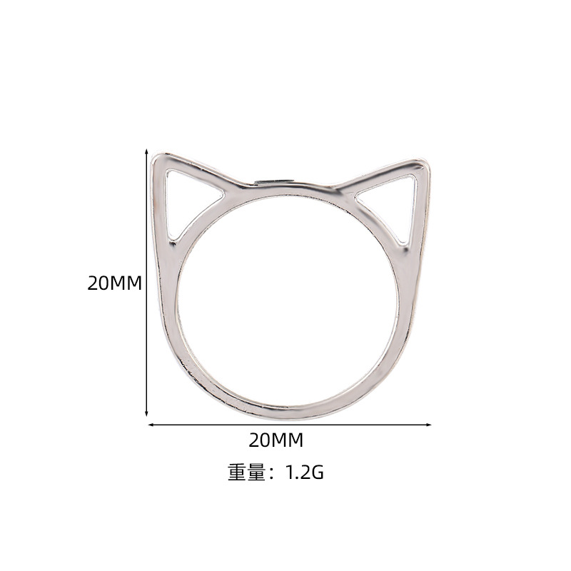 1:A61180 large Platinum color, 20*20mm