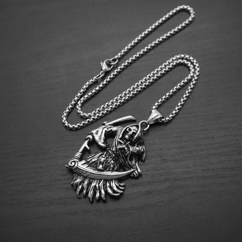 2:Steel color with 60cm square pearl chain