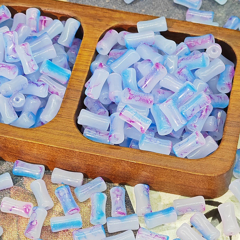 12:J101# [ink bamboo 6X12mm] purple blue