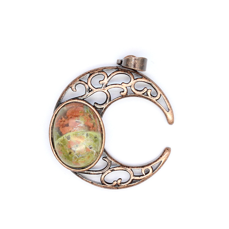 1:Flower green stone