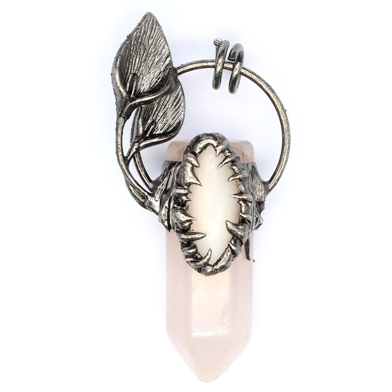 1:Rose quartz pendant