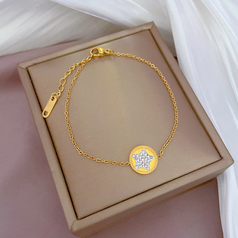 1:K305 gold bracelet [full body titanium steel]]