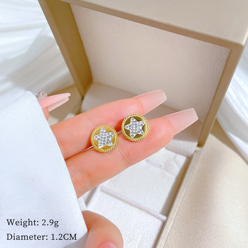 5:T215 earrings [full body titanium steel]]