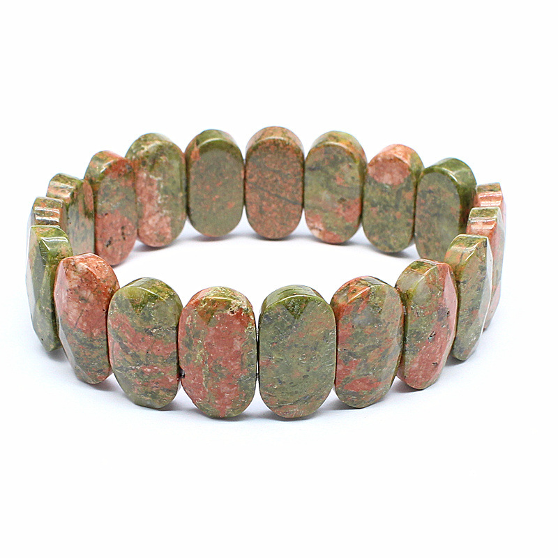 9:Flower green stone