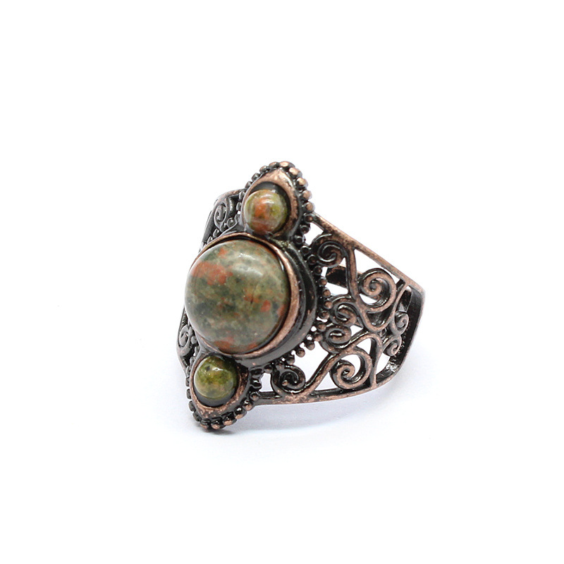 4:Flower green stone