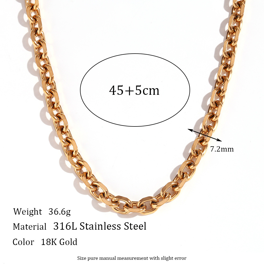 4:Gold necklace -45cm  5cm