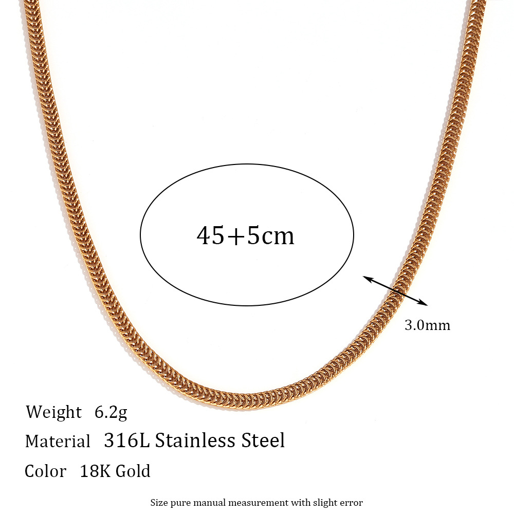4:Gold necklace-45cm   5cm