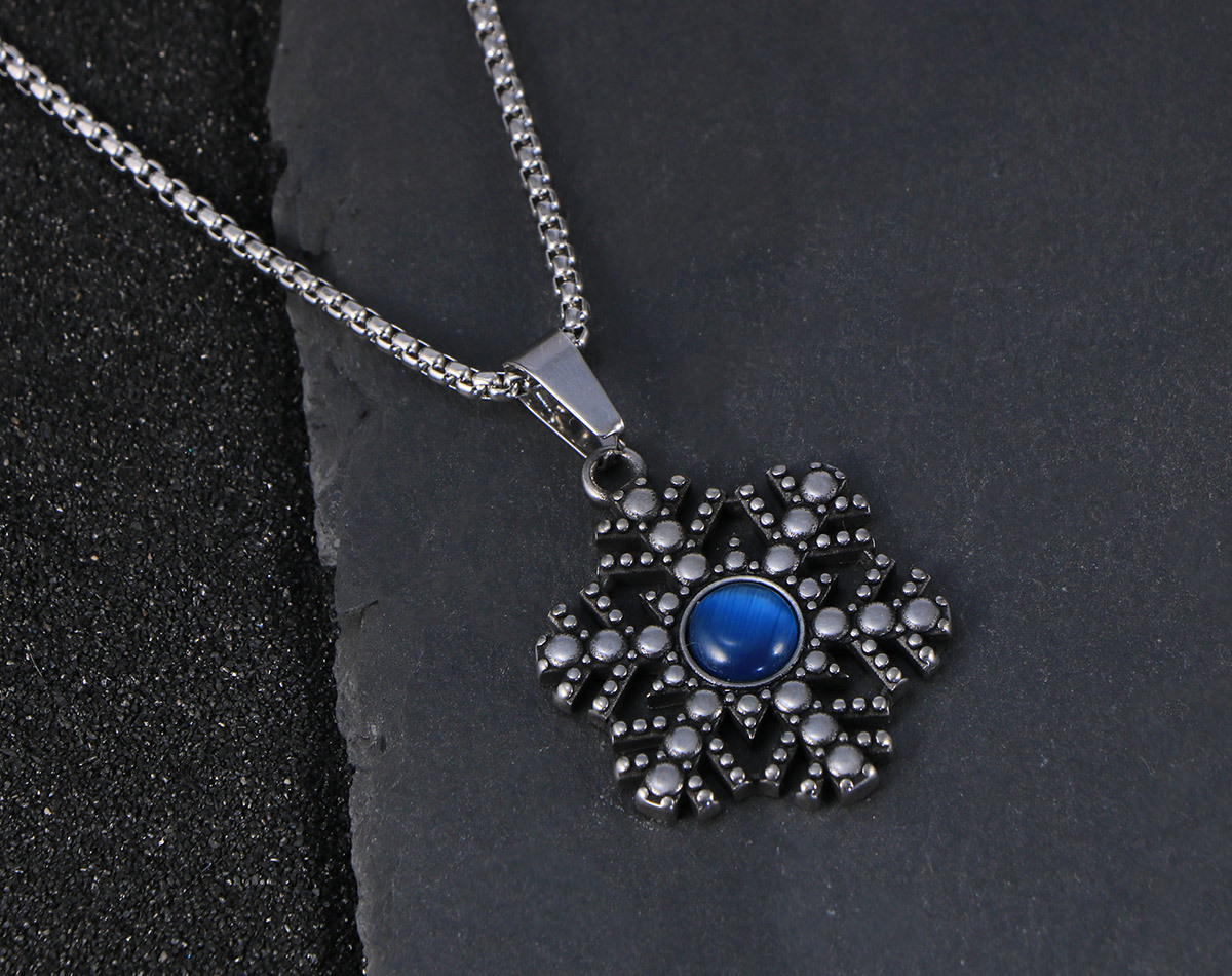 1:Ink blue single pendant