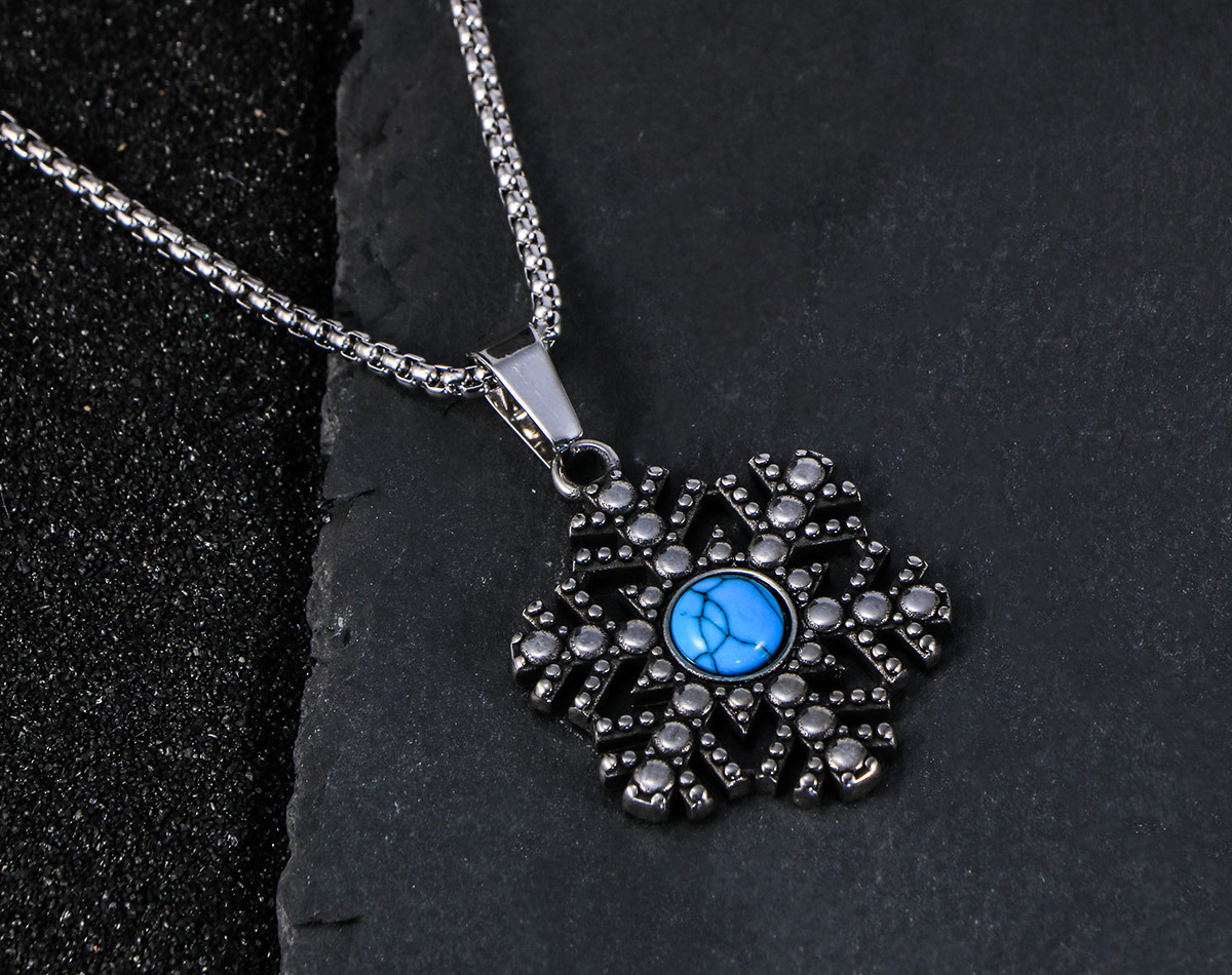 7:Blue sandstone single pendant