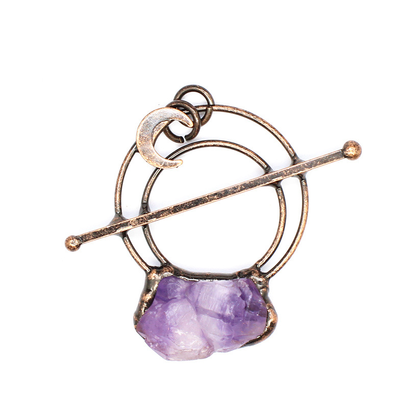 2:Amethyst Pendant  52X64X14MM