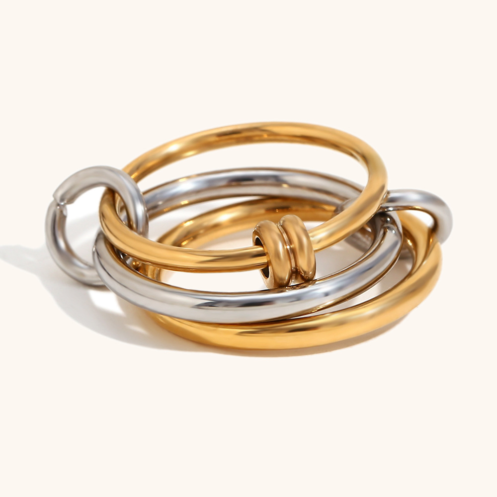 2:Double layer circle metal ring-two colors 2