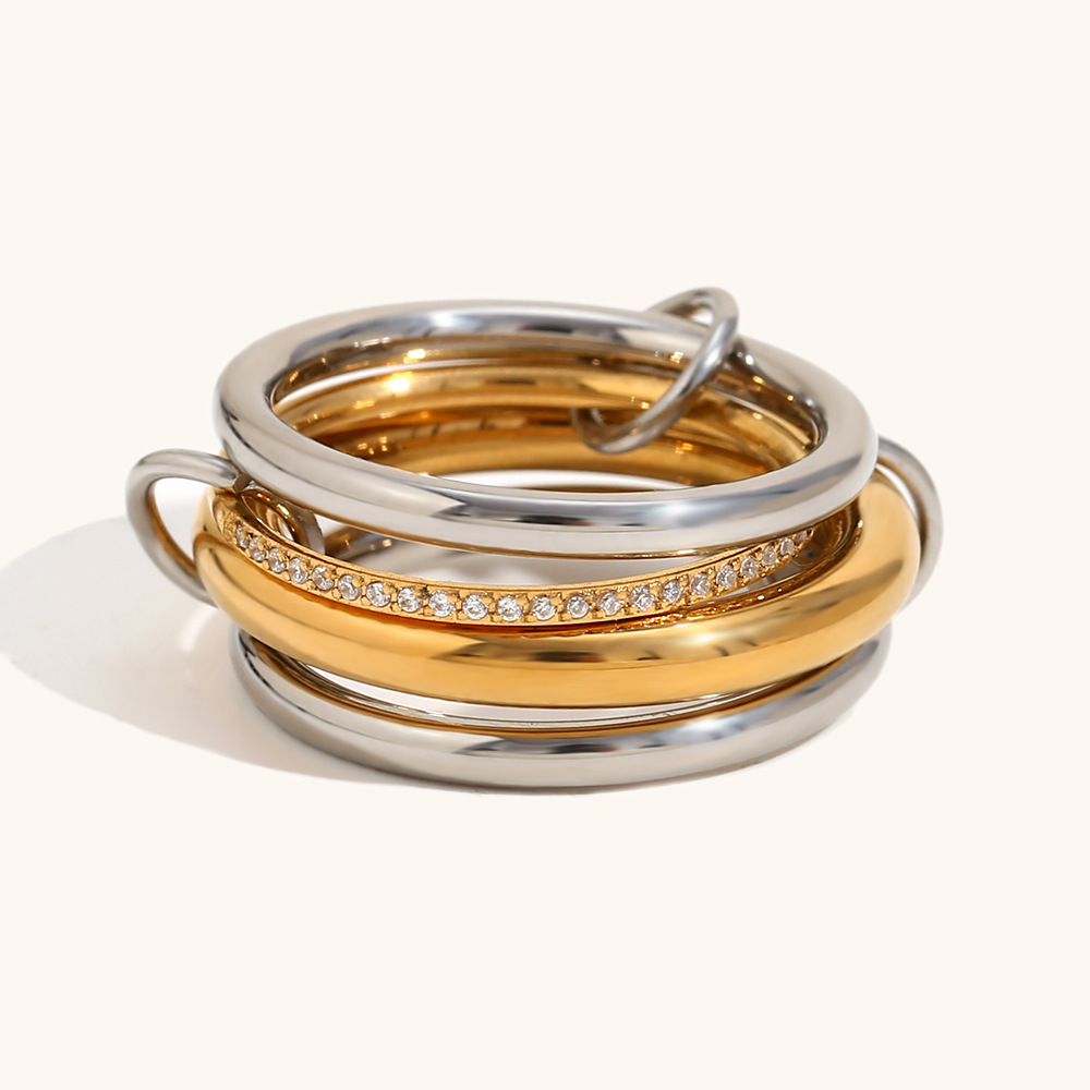 3:Four-layer diamond ring in the middle-two colors 1