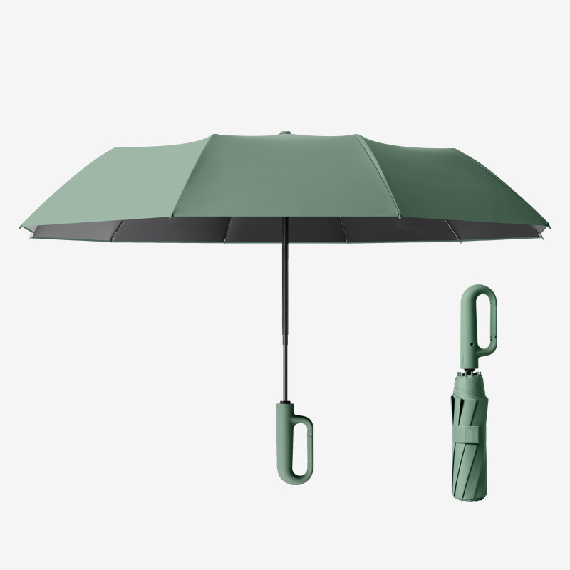 1250*820mm Forward automatic ring Umbrella - Forest Green - Diameter 125