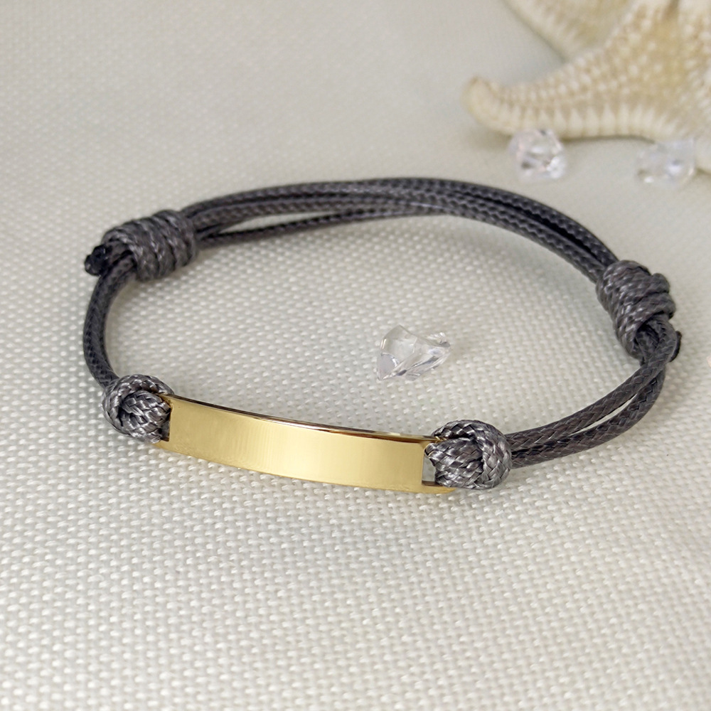 8:Dark gray rope   Gold