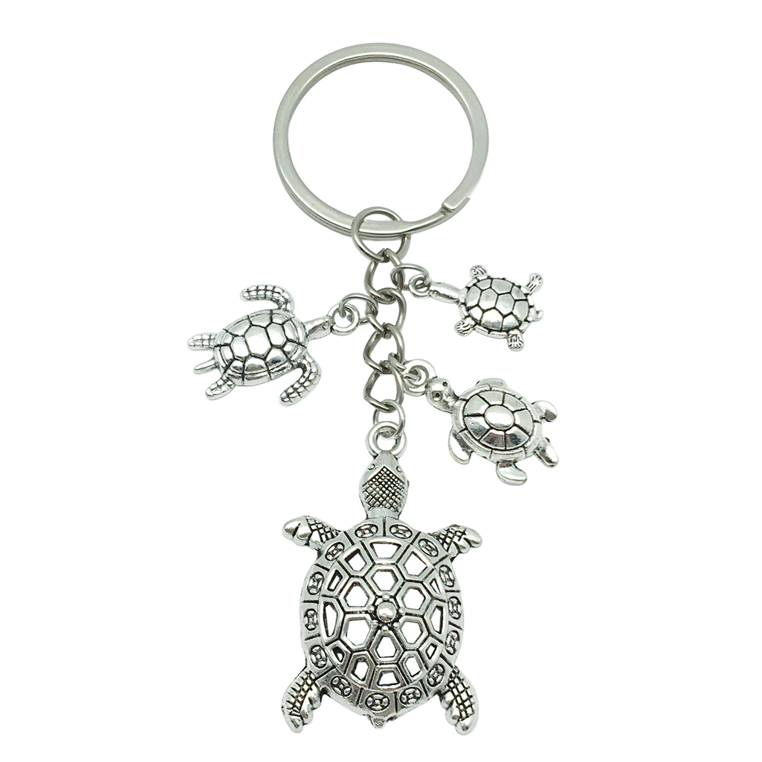 13:Er621 [ancient silver turtle 2] 9.3x3cm-13.8g