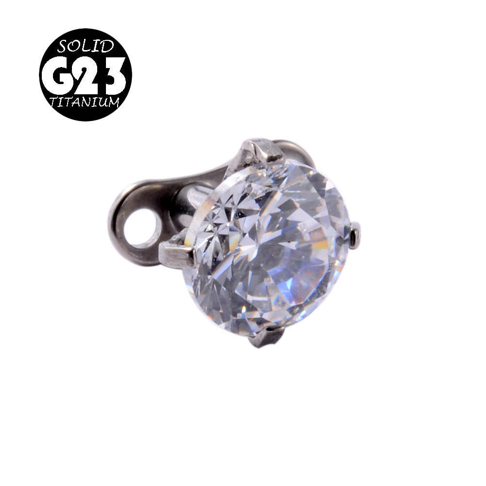 5mm round zirconium   base As shown in the figure