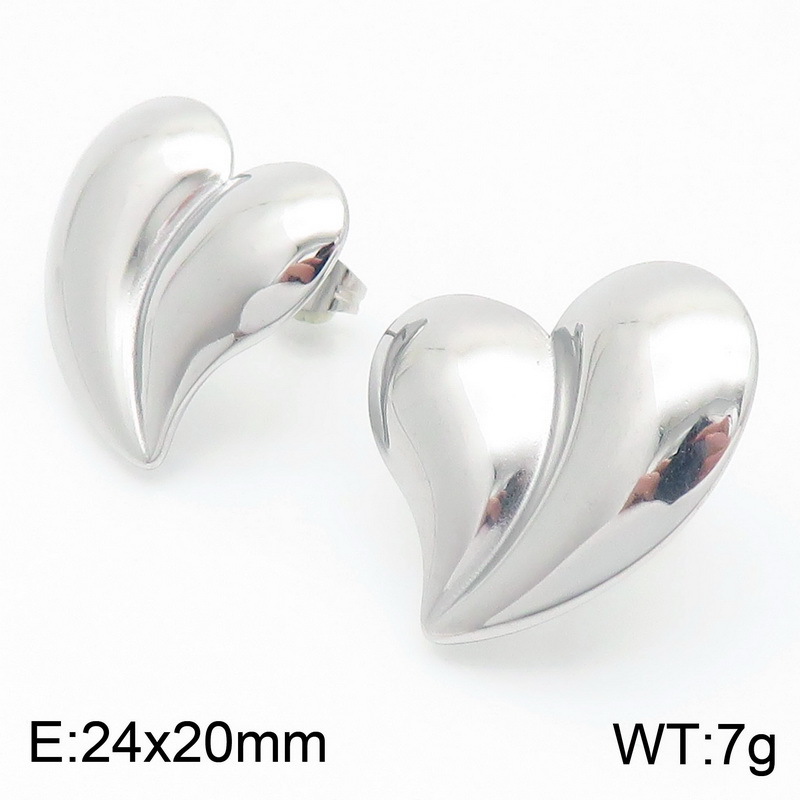 4:Steel color earrings ke114107-kfc