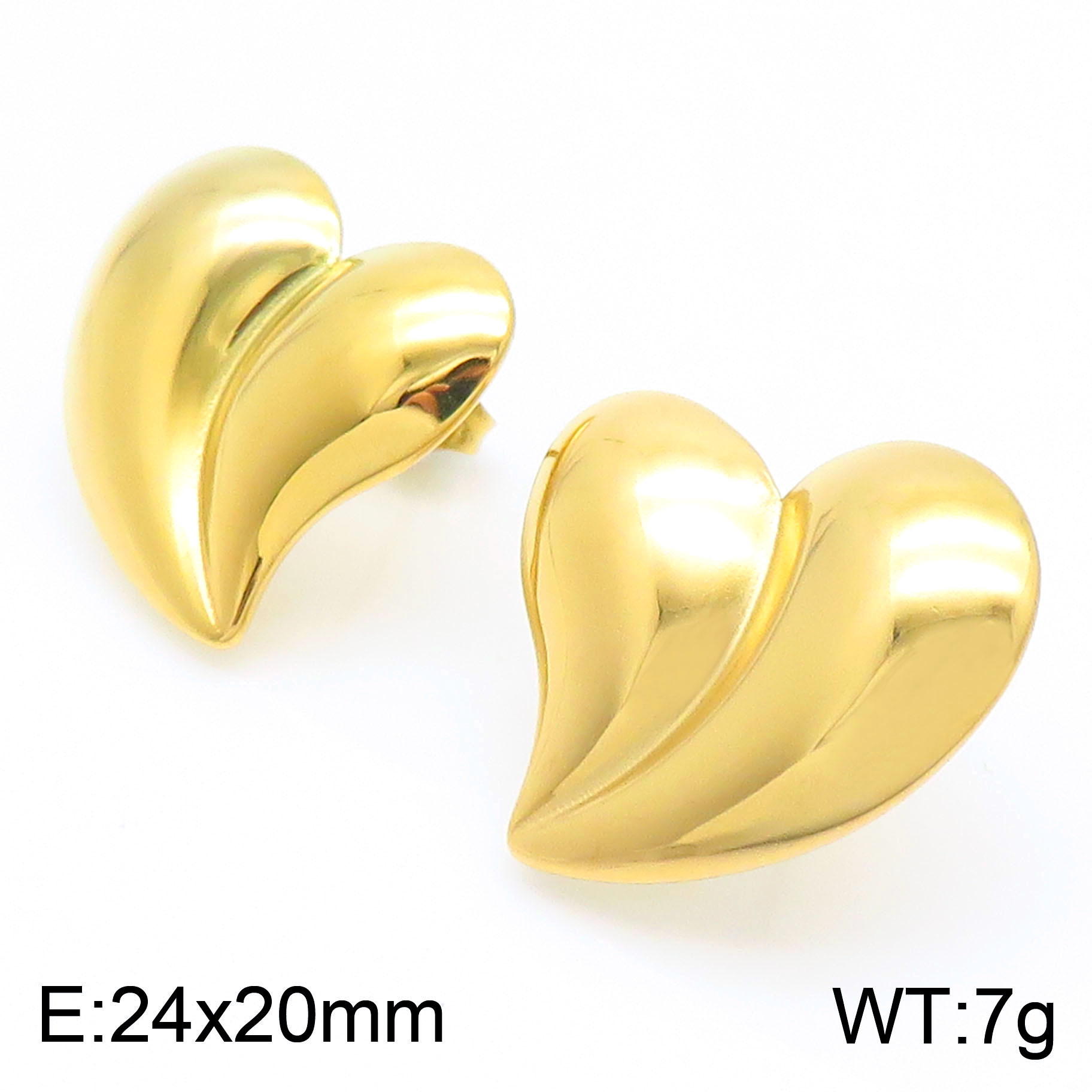 5:Gold earrings ke114290-kfc
