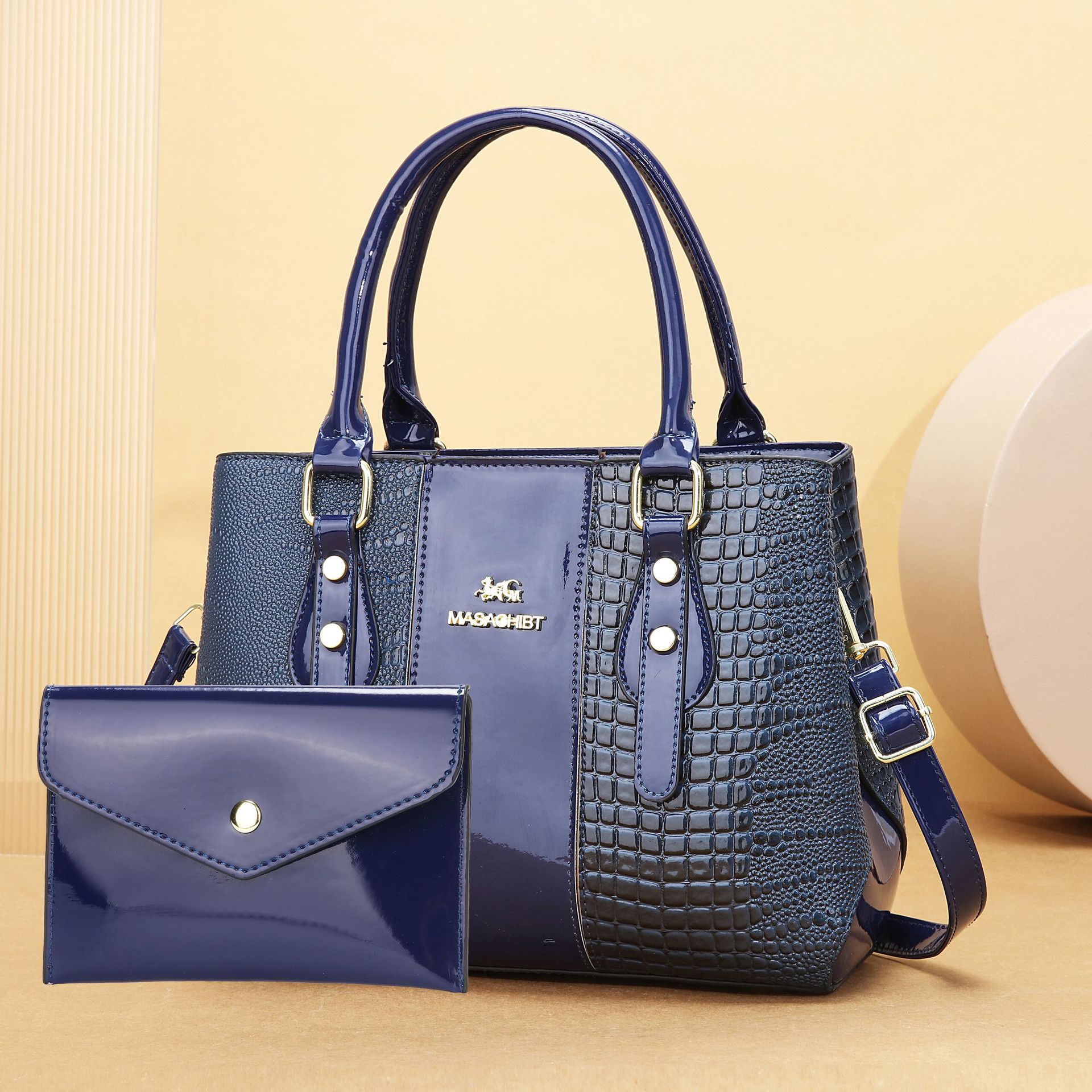 Sapphire blue and small bag