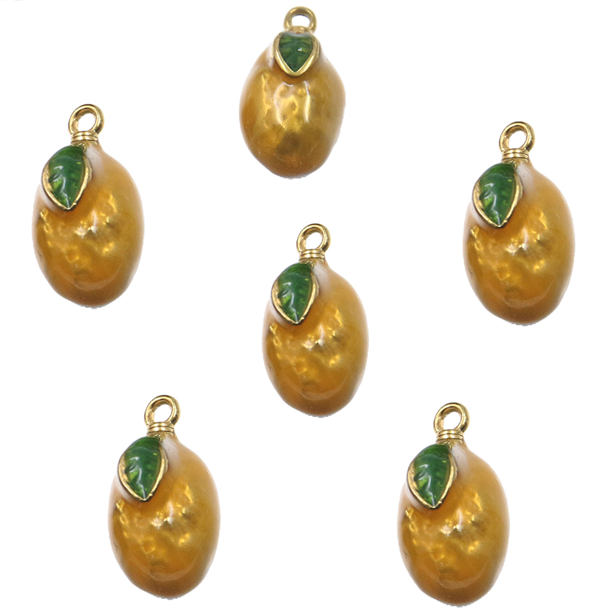 14:Transparent yellow orange 8x15mm