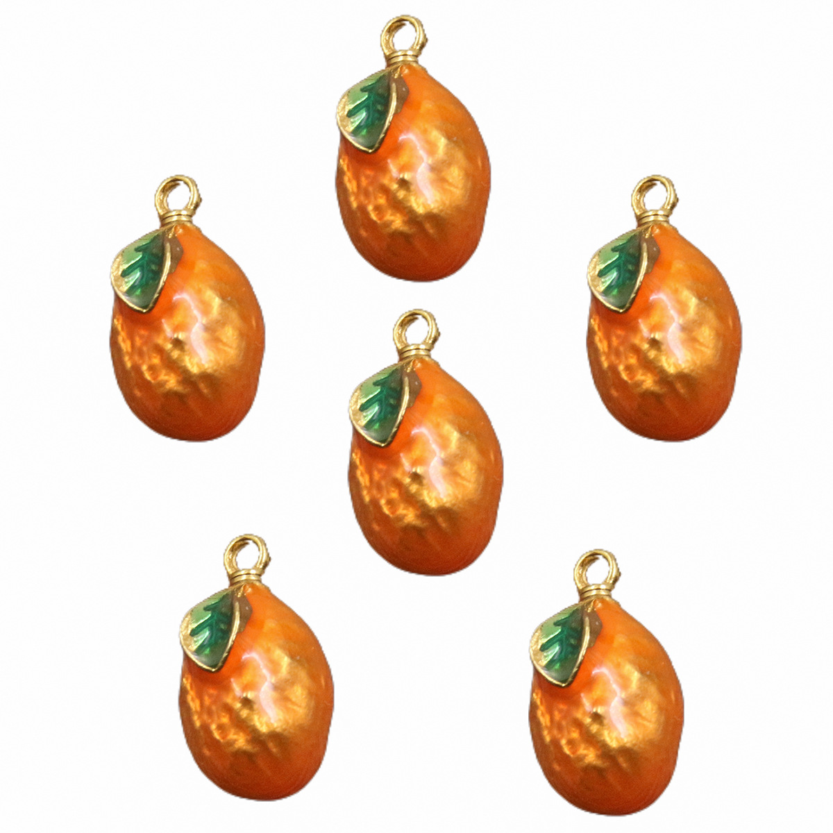 15:Transparent orange orange 8x15mm
