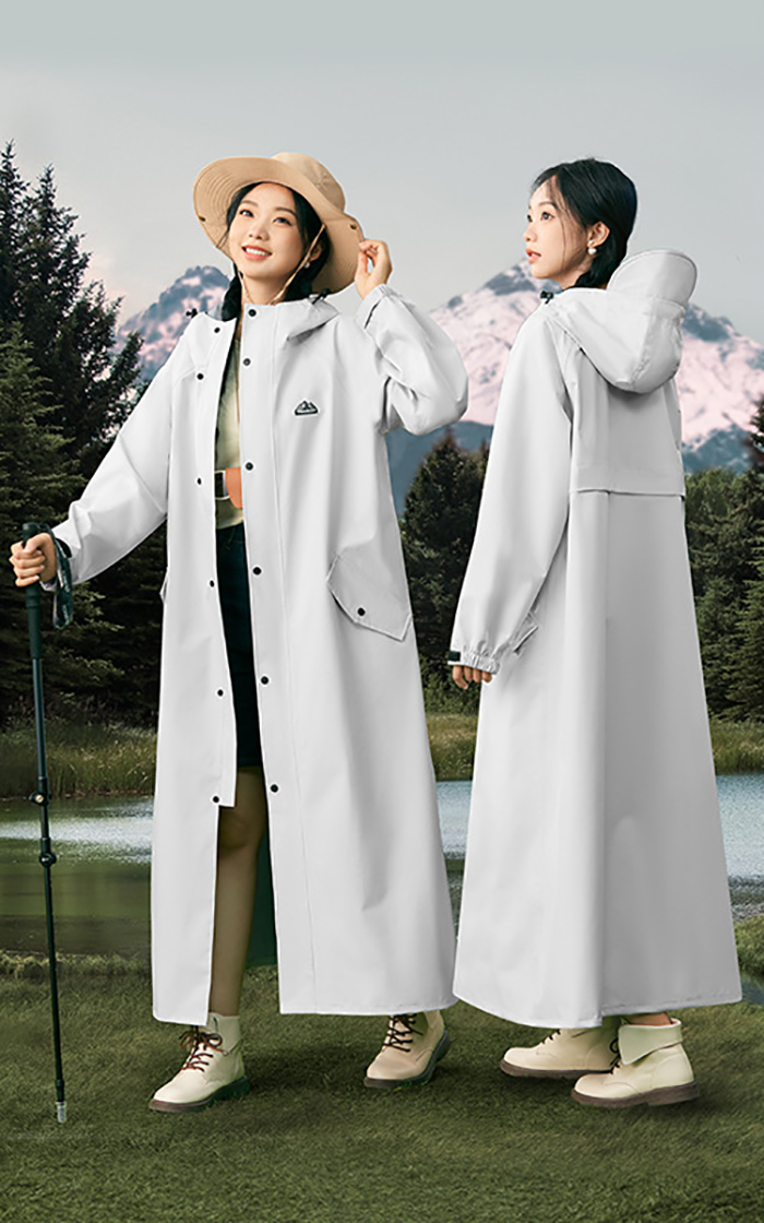 [cycling model] ivory white-[adjustable rain hat   upgraded pongee material]