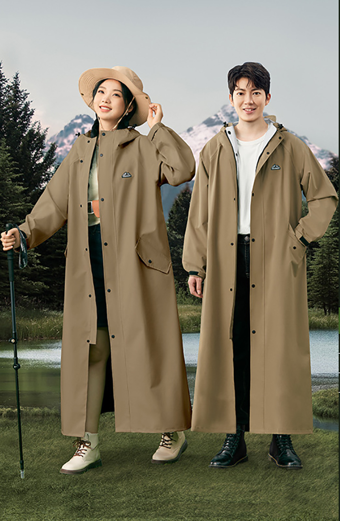 [cycling model] khaki-[adjustable rain hat   upgraded pongee material]